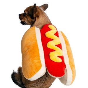 NWT Hotdog Halloween Costume For Dogs Size M/L